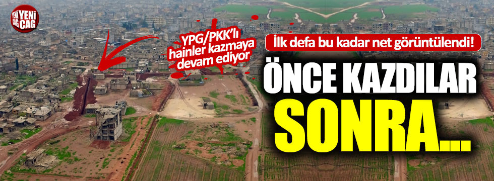 YPG/PKK'nın kazdığı tüneller görüntülendi
