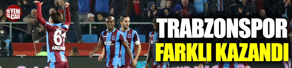 Karadeniz derbisini Trabzonspor farklı kazandı