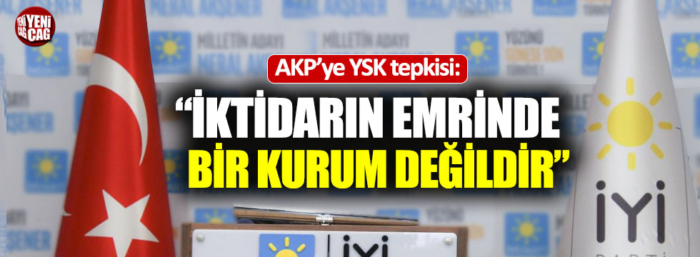 "AKP elini seçim yargısından çekmelidir"