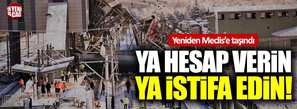 İYİ Partili Koray Aydın, hızlı tren kazasını meclise taşıdı!