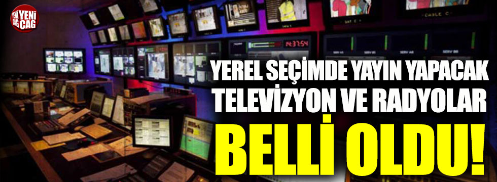 YSK, yerel seçimlerde yayın yapacak özel televizyonları açıkladı
