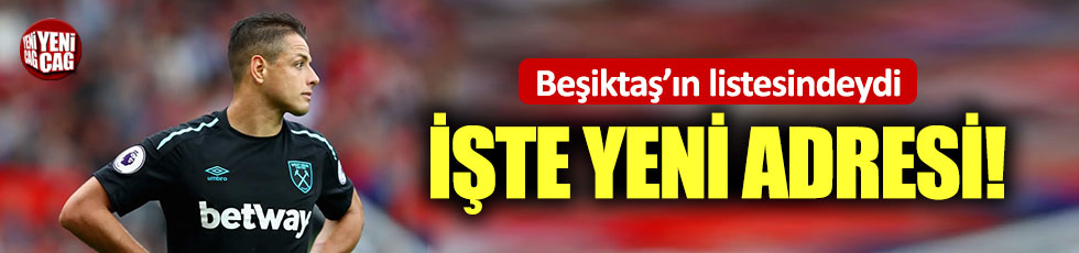 Beşiktaş’ın listesindeki Javier Hernandez Valencia yolunda