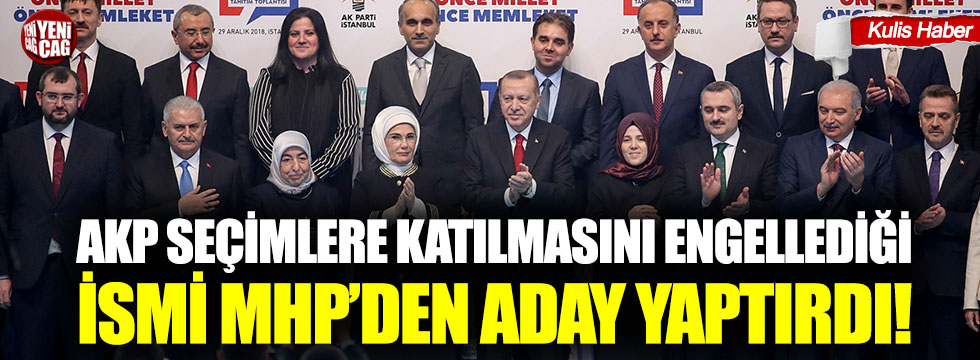 AKP’nin engellediği Ahmet Baykan MHP’nin Maltepe adayı oldu