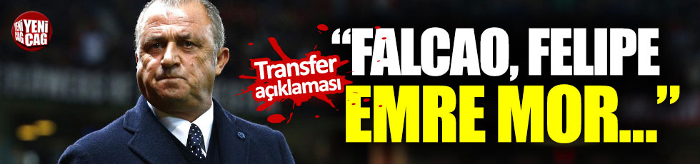 Fatih Terim'den transfer açıklaması