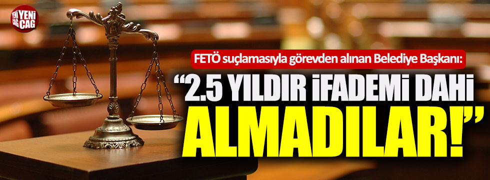 Eski Belediye Başkanı Murat Hazinedar: "2.5 yıldır ifademi almadılar"