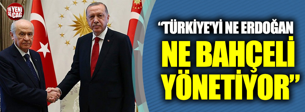 Özgür Özel: Türkiye'yi ne Erdoğan ne Bahçeli yönetiyor