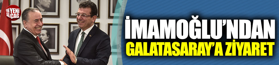 Ekrem İmamoğlu'ndan Galatasaray Spor Kulübü'ne ziyaret