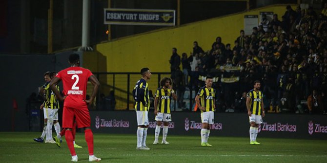 Fenerbahçe turu zora soktu