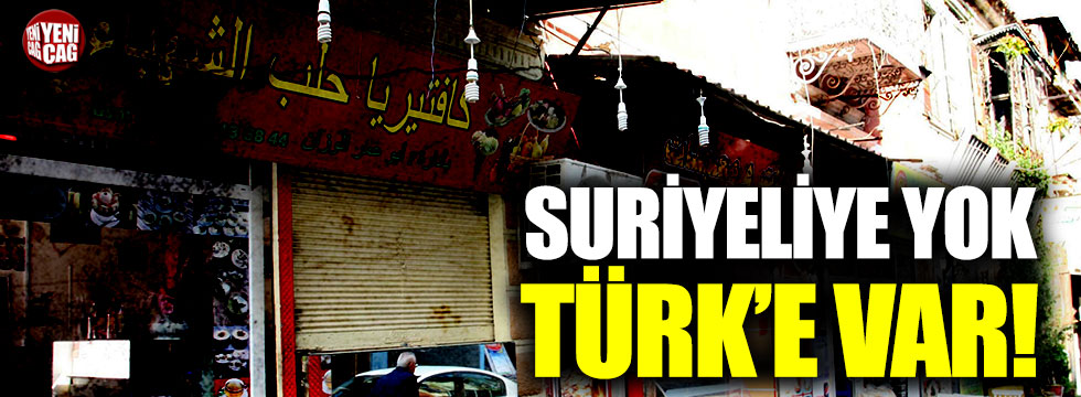 Suriyeliye yok Türk’e var!
