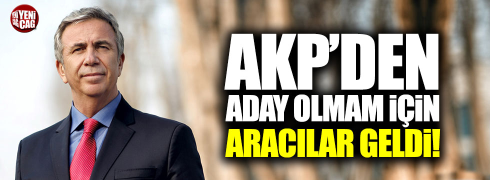 Mansur Yavaş: "AKP’den aday olmam için aracılar geldi!"