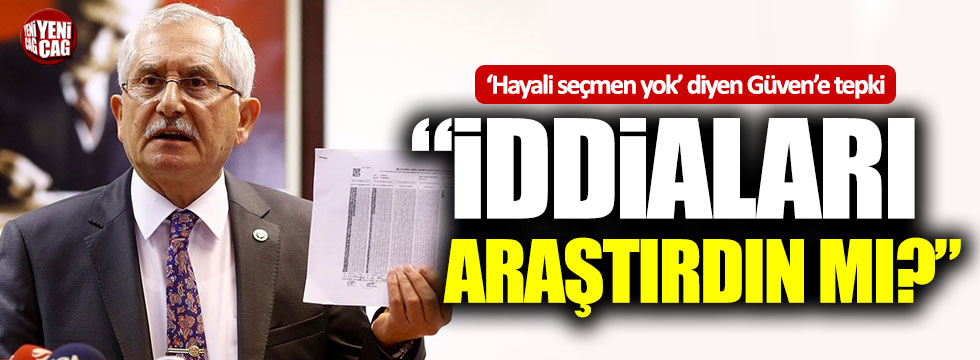 İYİ Parti'den YSK Başkanı Sadi Güven'e tepki!