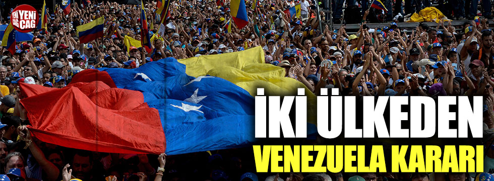 Fransa ve İspanya'dan Venezuela kararı