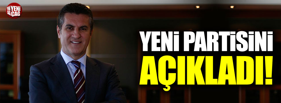 Mustafa Sarıgül yeni partisini açıkladı!