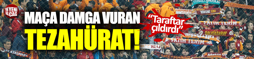Galatasaray taraftarından 'forvet' tezahüratı