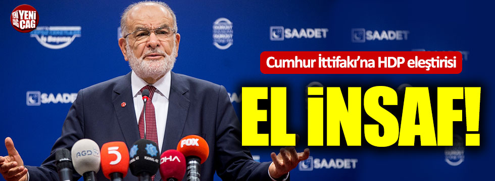 Temel Karamollaoğlu'ndan Cumhur İttifakı'na HDP eleştirisi!