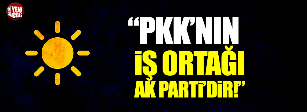Cihan Paçacı: "PKK’nın iş ortağı Ak Parti’dir"