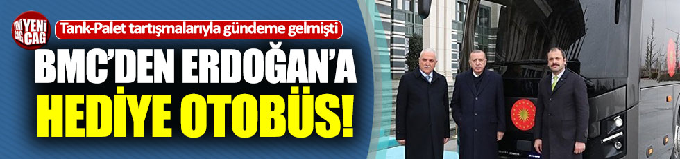 BMC'den Erdoğan'a hediye otobüs