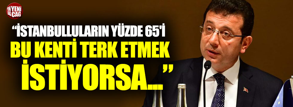 Ekrem İmamoğlu: "İstanbul'u yeniden dünya başkenti yapacağım"