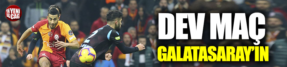 Galatasaray’dan Trabzonspor karşısında 3 gollü galibiyet