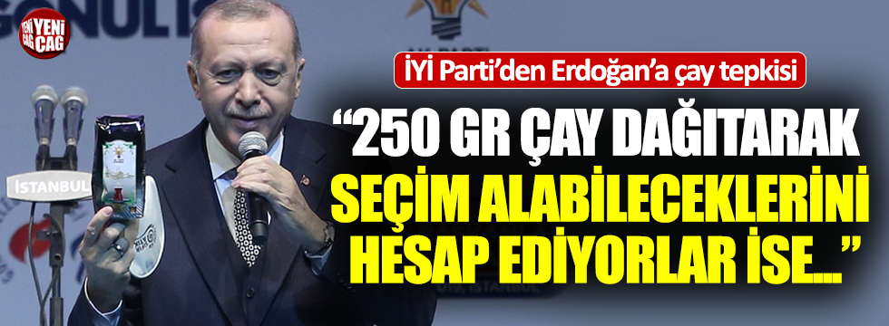 Lütfü Türkkan’dan Erdoğan’a çay tepkisi