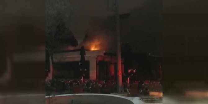 Marmara Üniversitesi'de yangın