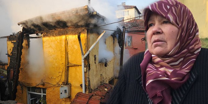 Bursa'da iki katlı evde yangın