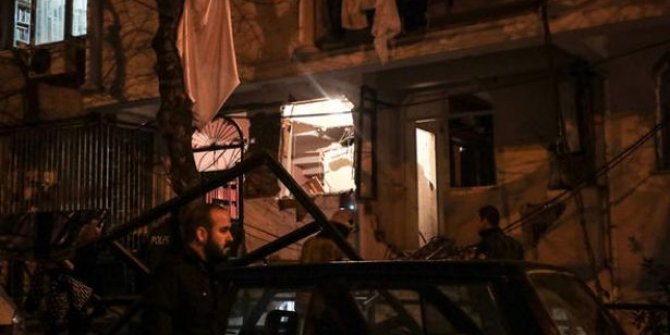 İstanbul'da bir apartmanda patlama