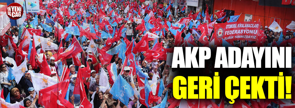 AKP, Kars adayını geri çekti