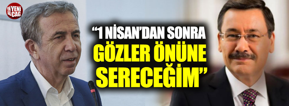 Mansur Yavaş: "1 Nisan'dan sonra Ankara'da gözler önüne sereceğim"