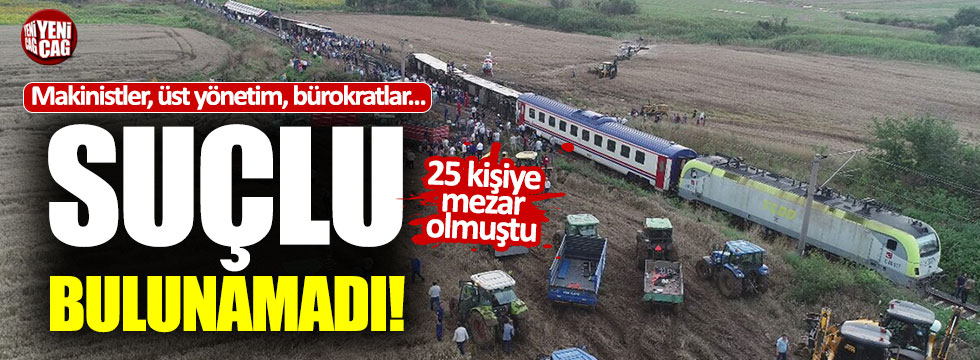 Çorlu'daki tren kazasında makinistlere takipsizlik