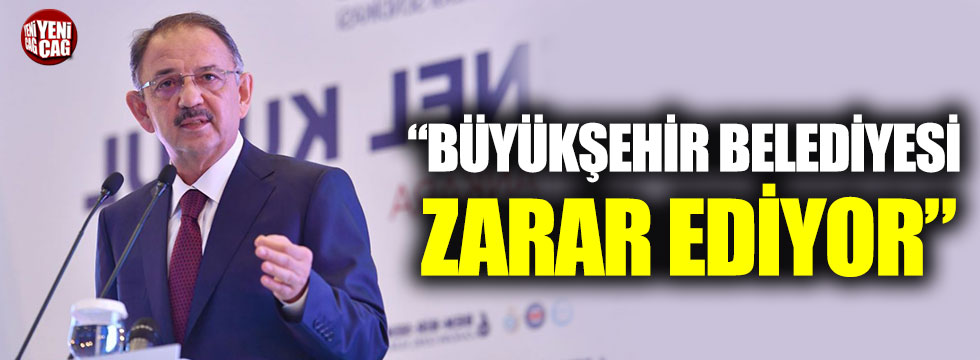 Mehmet Özhaseki: “Ankara Büyükşehir Belediyesi zarar ediyor”