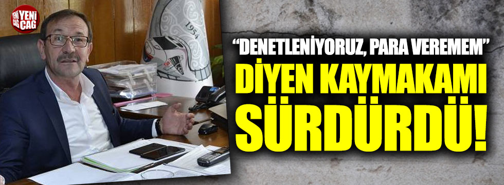 AKP'li başkandan bir skandal daha: Elektrik faturası için para vermeyen kaymakamı sürdürdü!