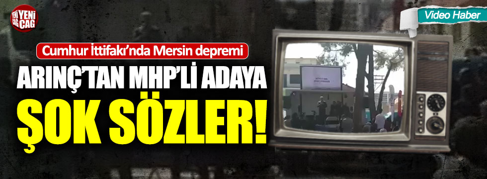 Bülent Arınç Manisa’yı karıştırdı: MHP’liler salonu terk etti