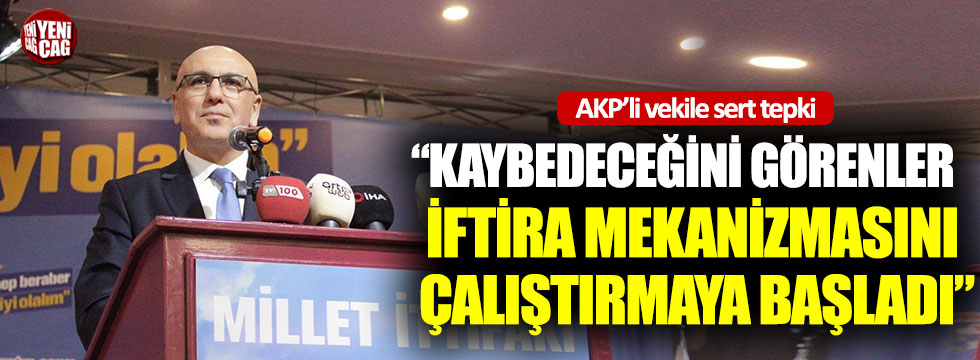 İsmail Ok’tan AKP’li vekile sert tepki