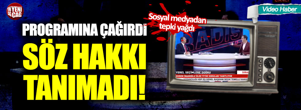 Programına çağırdı, söz hakkı tanımadı! Vatandaştan Turgay Güler'e İmamoğlu tepkisi!