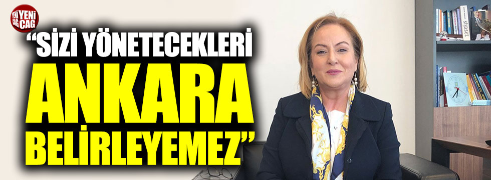 Mersin Adayı Ayfer Yılmaz: “Sizi yönetecekleri Ankara belirleyemez”