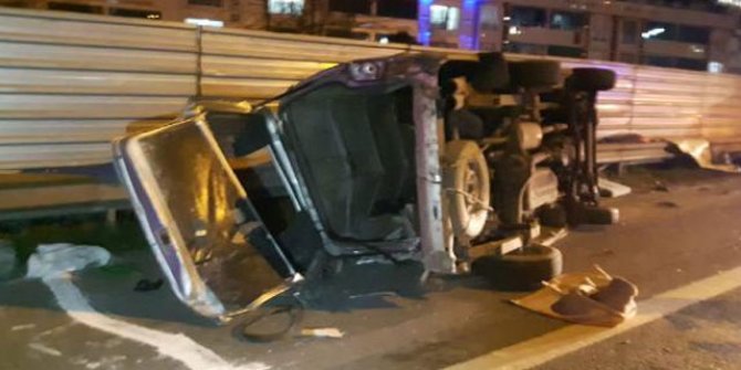 TEM Otoyolu'nda trafik kazası: 4 yaralı