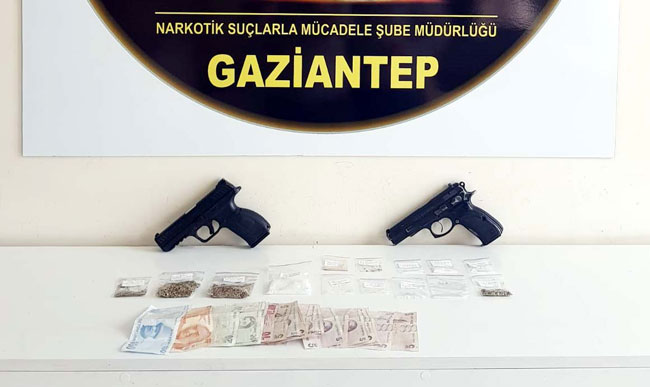 Gaziantep'te uyuşturucuya 18 gözaltı