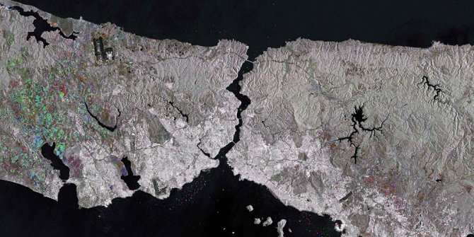 Avrupa Uzay Ajansı İstanbul Boğazı'nı görüntüledi