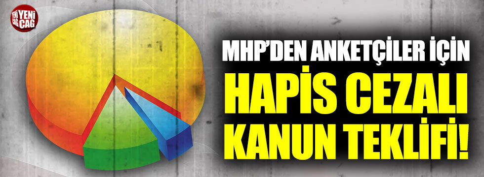 MHP'den anketçiler için hapis cezalı kanun teklifi