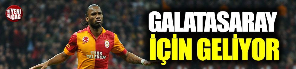 Drogba Galatasaray için İstanbul'da
