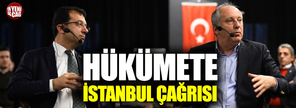 Muharrem İnce'den İstanbul çağrısı