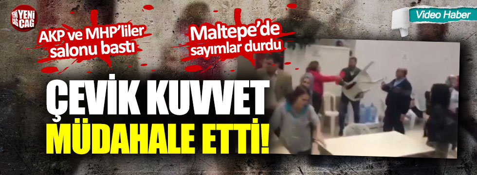 Maltepe’de neler oluyor? Polis müdahale etti