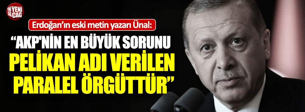 Erdoğan'ın eski metin yazarı: "AKP'nin en büyük sorunu Pelikan adı verilen paralel örgüttür"