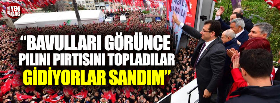 Ekrem İmamoğlu'ndan AKP'ye bavul tepkisi