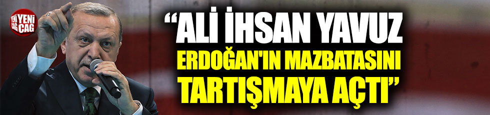 CHP: "Ali İhsan Yavuz, Erdoğan'ın mazbatasını tartışmaya açtı"