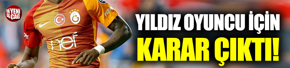 Galatasaray’dan Ndiaye kararı
