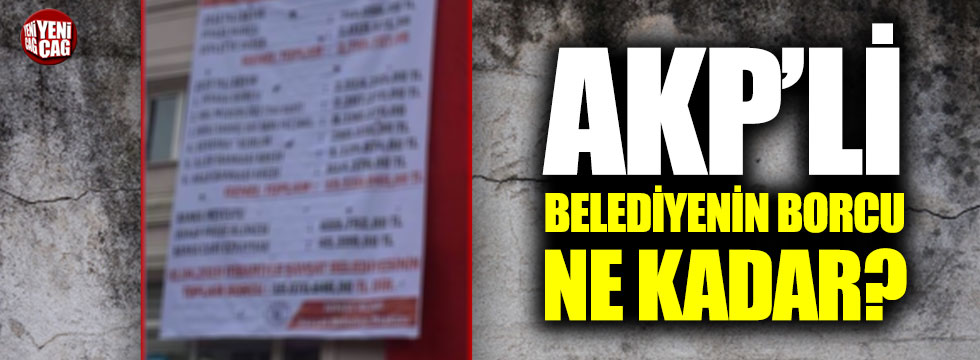 Şavşat'ta AKP'li başkandan kalan borç belediye binasına asıldı!