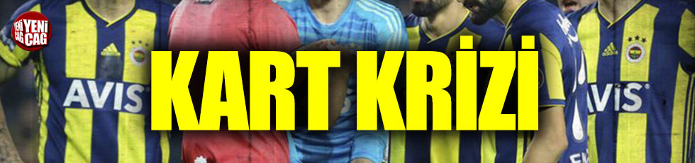 Fenerbahçe'de 'kart' tehlikesi