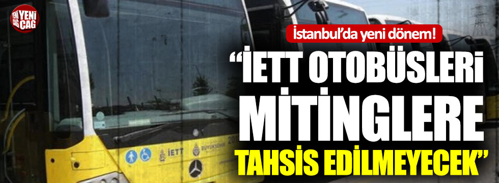 İmamoğlu’ndan Maltepe kararı: İETT otobüslerini tahsis etmedik